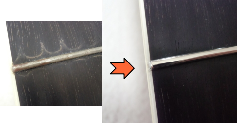 フレットすり合わせ